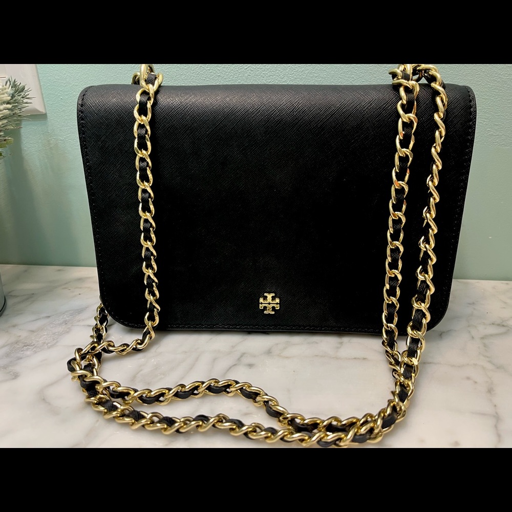 Like New Black Tory Burch Crossbody Purse